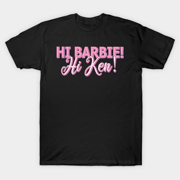 Barbie The Movie Hi Barbie! Hi ken! Tee Shirt XL