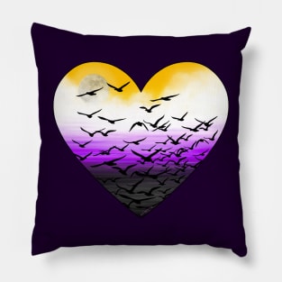 Birds Fly Free Pillow