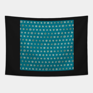 Watercolour dot to dot in teal Tapestry