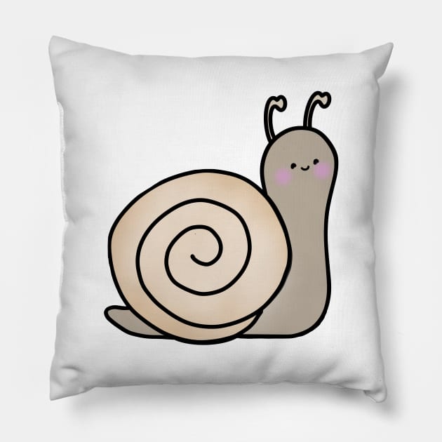 Its a Snail Pillow by FlippinTurtles