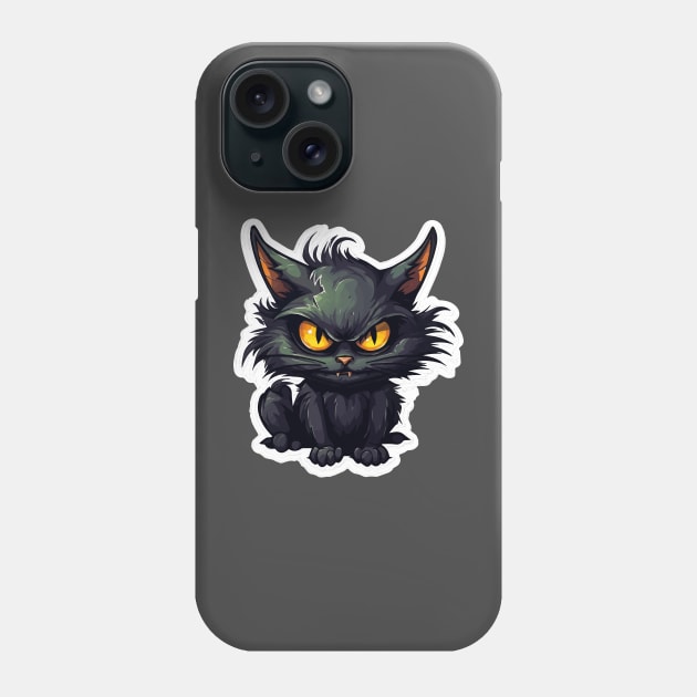 Baby Black Cat Phone Case by VelvetRoom