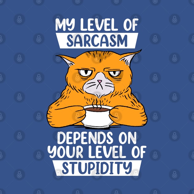 Funny Sarcastic Cat by cecatto1994