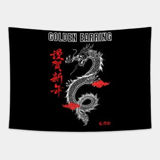 Dragon Streetwear Golden Earring Tapestry