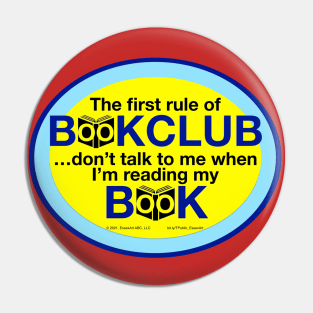 1st Rule Of BookClub Pin
