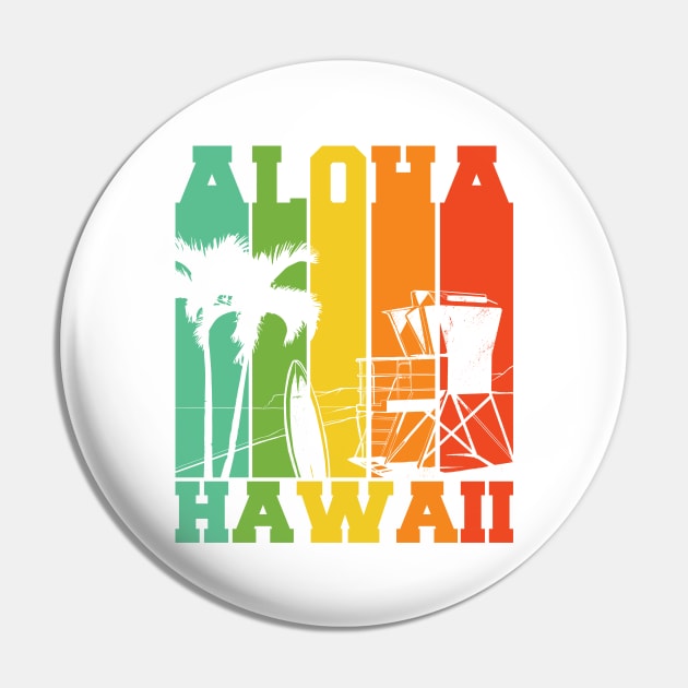 Aloha Hawaii Pin by HiFi Tees