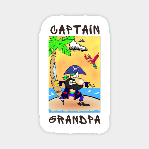 Captain grandpa Magnet by IOANNISSKEVAS