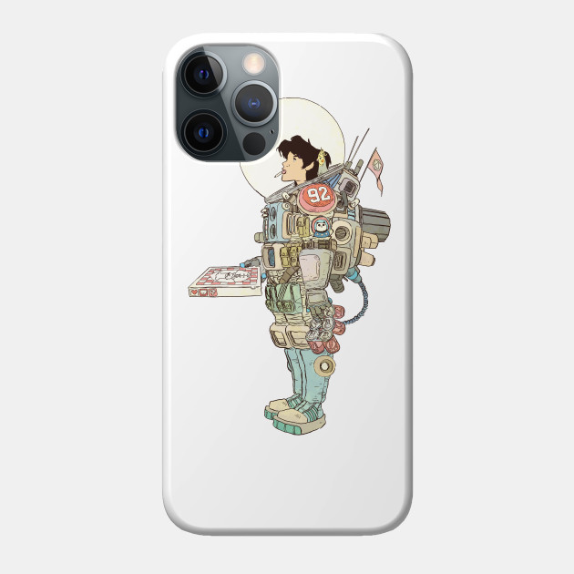 Cockatiels and Pizza. - Sci Fi - Phone Case