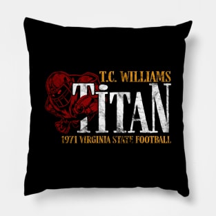 T.C. Williams Titans 1971 Football Pillow