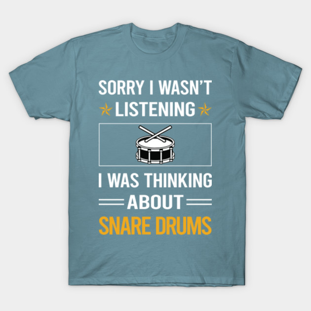 Discover Funny Listening Snare Drum Drums - Snare Drum - T-Shirt