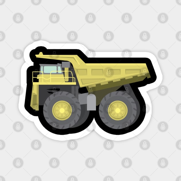 Dump truck Magnet by holidaystore