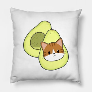 Avo-cat-o Pillow