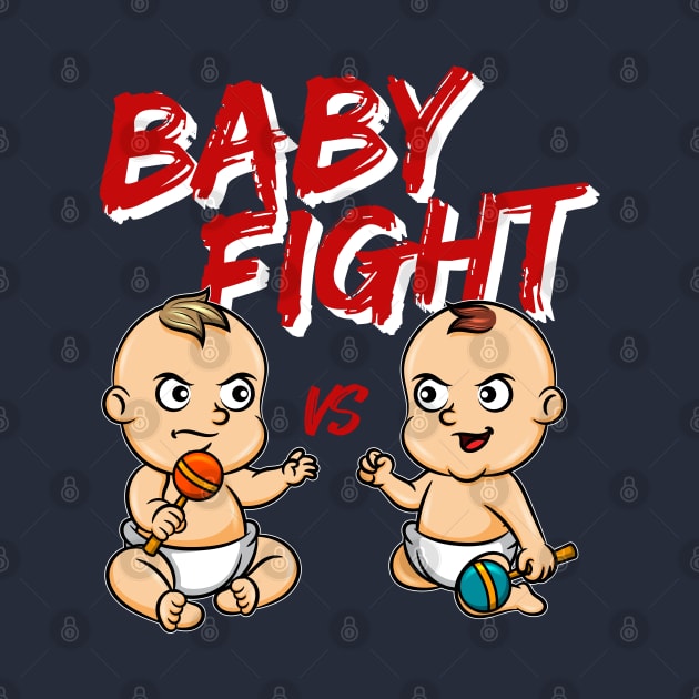 Baby fight tournament boxing sumo babies gift idea present by MARESDesign