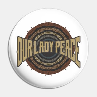 Our Lady Peace Barbed Wire Pin