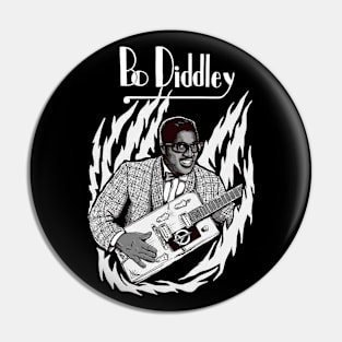 Bo Diddley Pin