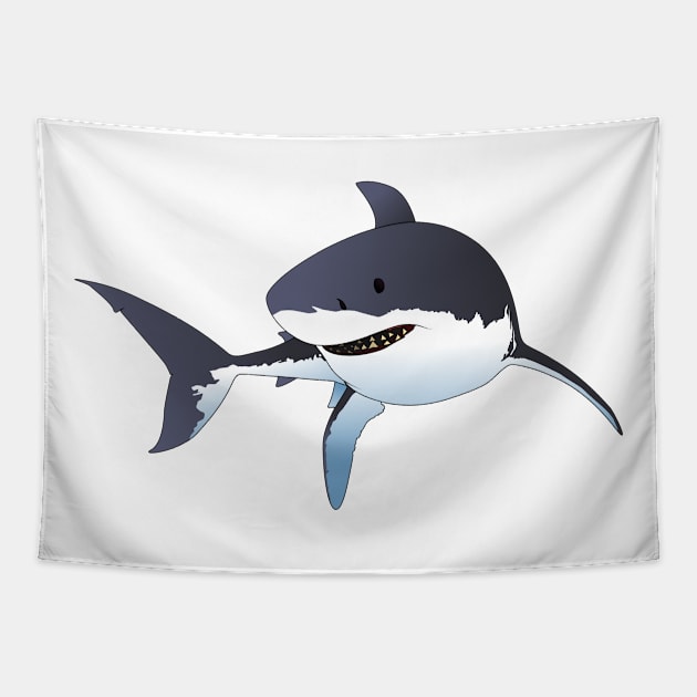 Shark Tapestry by Sticker Steve