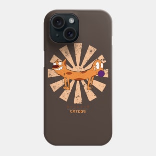 Catdog Retro Japanese Phone Case