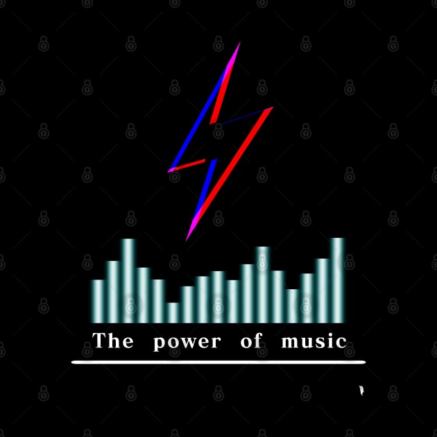 Colourful lightning , the power of music. by Bird