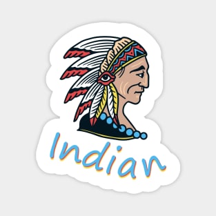 Apache indian Magnet