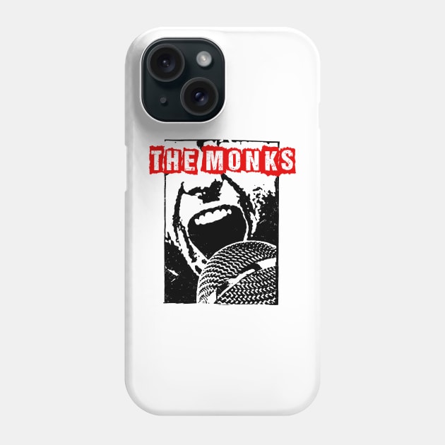 monks scream Phone Case by pixel agency