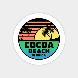 Cocoa Beach Florida Tropical Beach Surfing Scuba Surf Vacation Magnet