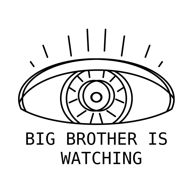 BIG BROTHER IS WATCHING EYEBALL by MacSquiddles