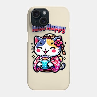 Miso Happy Cat Phone Case