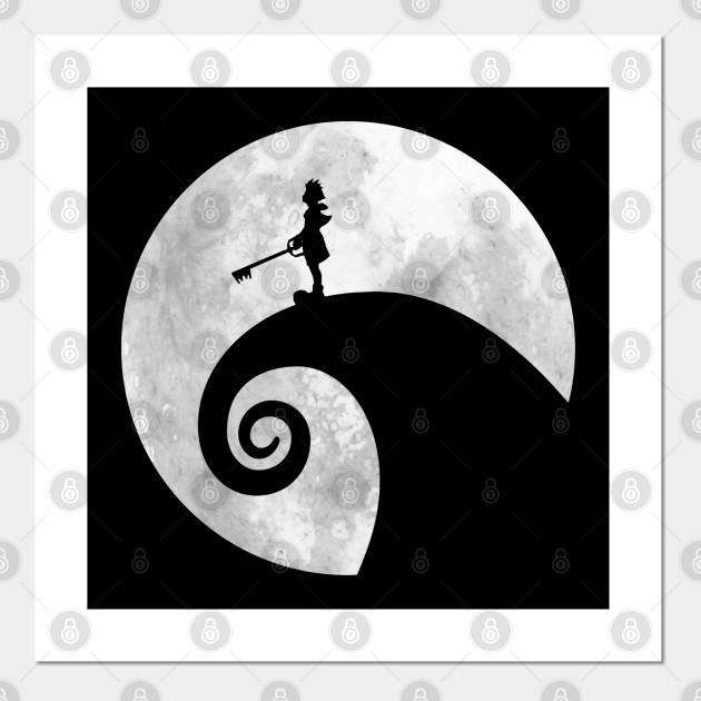 Kingdom Hearts X Nightmare Before Christmas Kingdom Hearts Posters And Art Prints Teepublic Uk