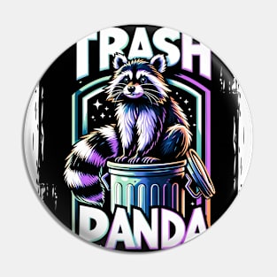 Neon Night Raccoon: The Trash Panda's Glow Pin