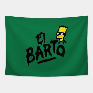 El Barto Was Here Tapestry