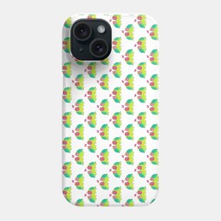 Watercolor Lovebirds Pattern Phone Case