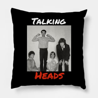 Talking Heads / Vintage Photo Style Pillow