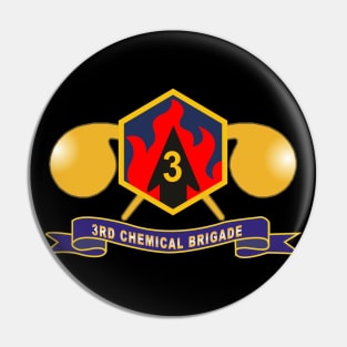 3rd Chemical Brigade - SSI w Br - Ribbon X 300 Pin