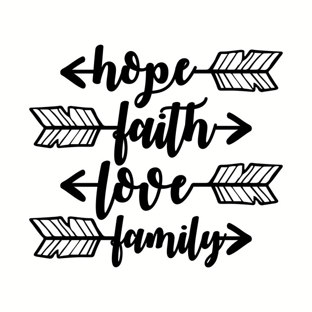 Hope Faith Love Family