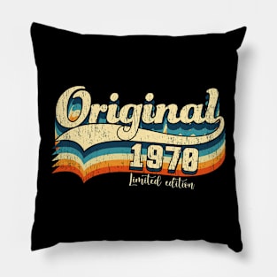 53rd Birthday Gift Boy Girl Vintage Original 1970 Limited Edition Pillow