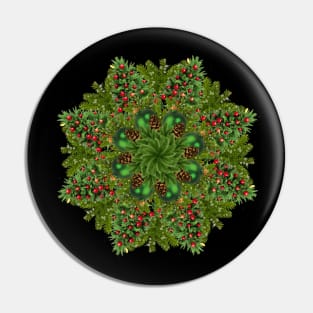 new year tree mandala Pin