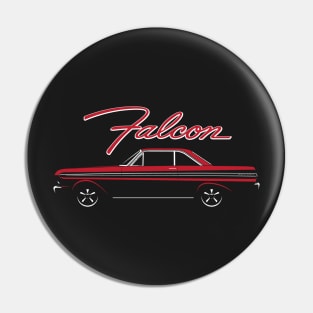 Red Falcon Pin