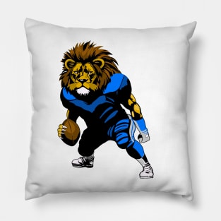 Lion's Football Pillow