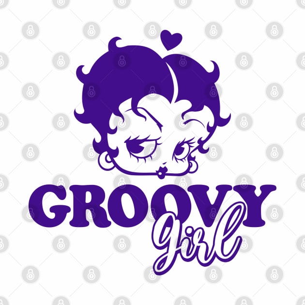 BETTY BOOP - Groovy girl tie dye by KERZILLA