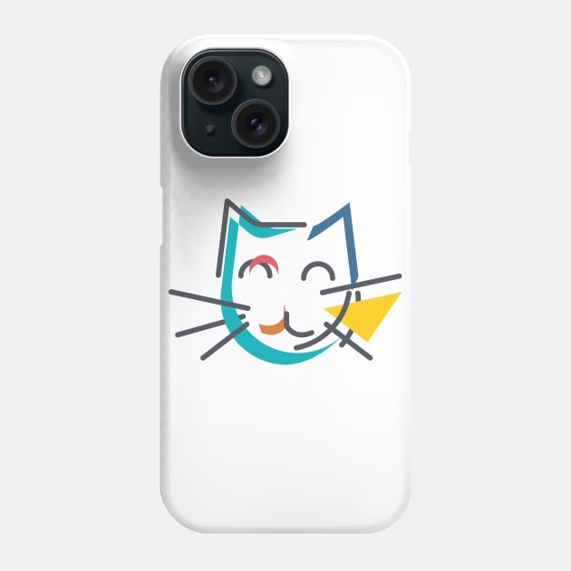 Cat face Phone Case by lakokakr