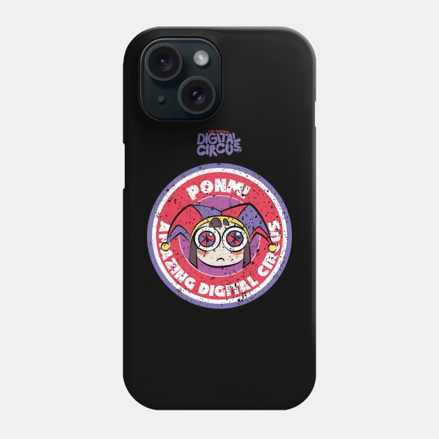 PONMI CIRCLE EMBLEM: THE AMAZING DIGITAL CIRCUS (GRUNGE STYLE) Phone Case by FunGangStore