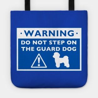 Funny Maltese Guard Dog Warning Tote