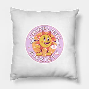 Cute Crippling Anxiety Sunshine Pillow