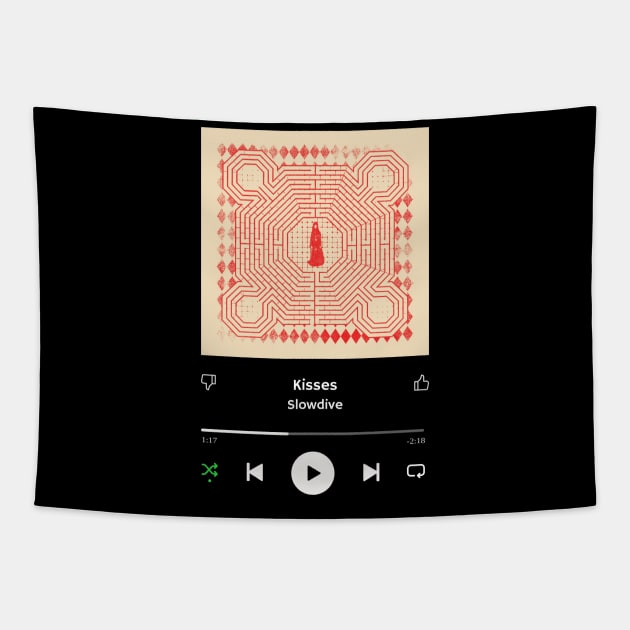 Stereo Music Player - Kisses Tapestry by Stereo Music