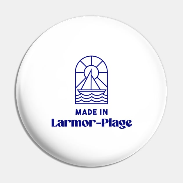 Made in Larmor Plage - Brittany Morbihan 56 BZH Sea Pin by Tanguy44