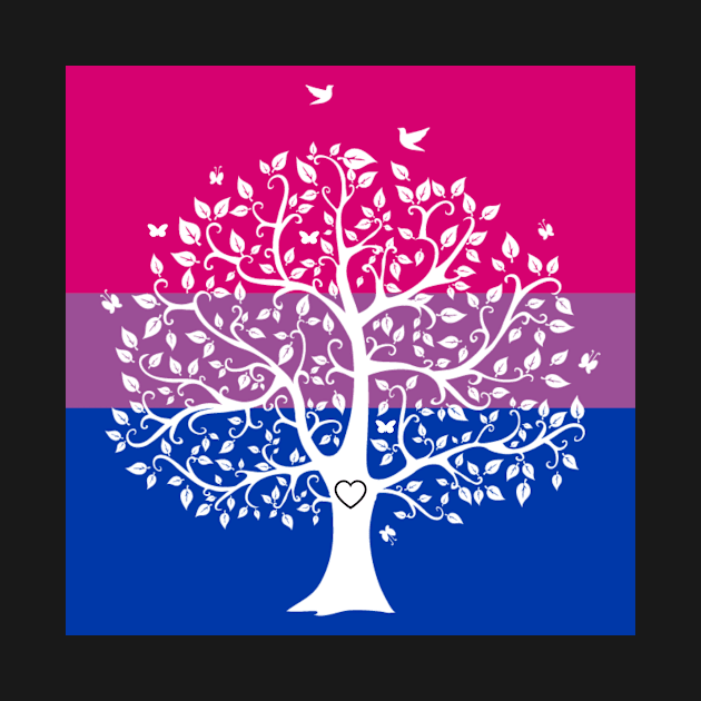 GGA Logo with Bi-Pride Flag by Grace's Grove Audio