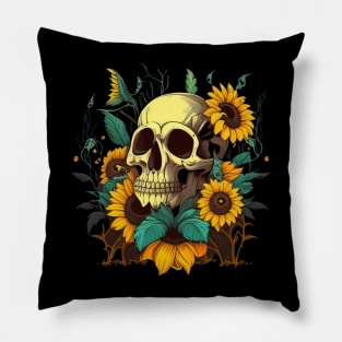 Clavera with sunflower Pillow