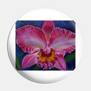 Pink Hawaiian Orchid Pin