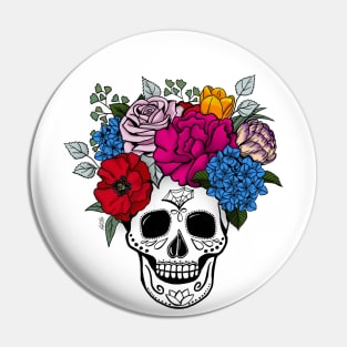 Sugar skull Pin