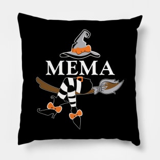 mema witch halloween Pillow