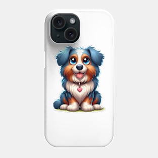 Cute Australian shepherd Phone Case